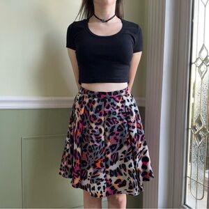 Definitions leopard print skirt